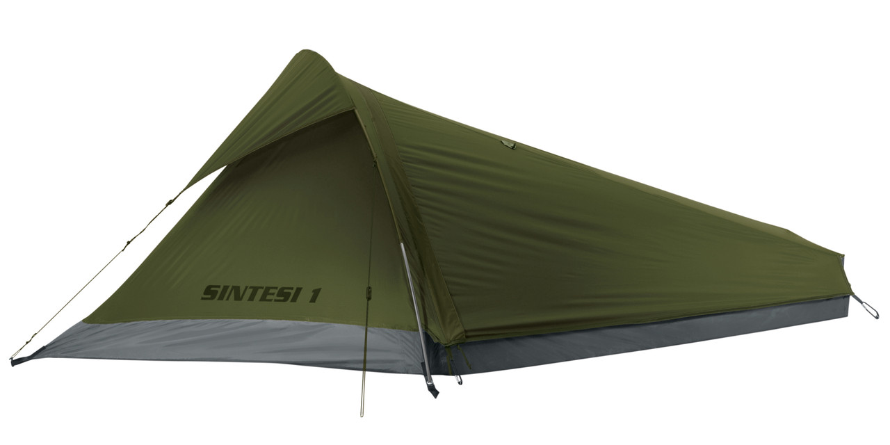 Намет ультралегкий на 1 людину Ferrino Sintegersi оливковий зелений, фото 1