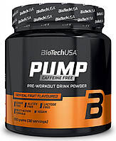 Передтрен без кофеїну Biotech USA Pump Caffeine free 330 грамів Смак Ice tea-lemon: