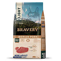 Корм для собак мелких пород с иберийской свининой Bravery Dog Iberian Pork Mini Adult Small Breeds 7 кг