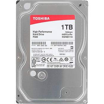 Накопичувач TOSHIBA 1TB 7200rpm 64MB SATA III (HDWD110UZSVA)