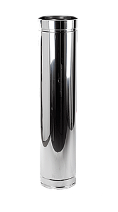 Труба димохідна 1м нерж/нерж ø130/200 мм