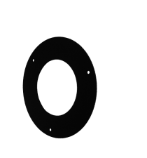 Розета димохідна Ø130 2 мм