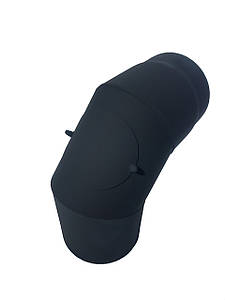 Коліно 90° Ø180 2 мм димохідне з прочищенням