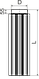 Труба-радіатор 0,5 м Ø120 2мм, фото 2