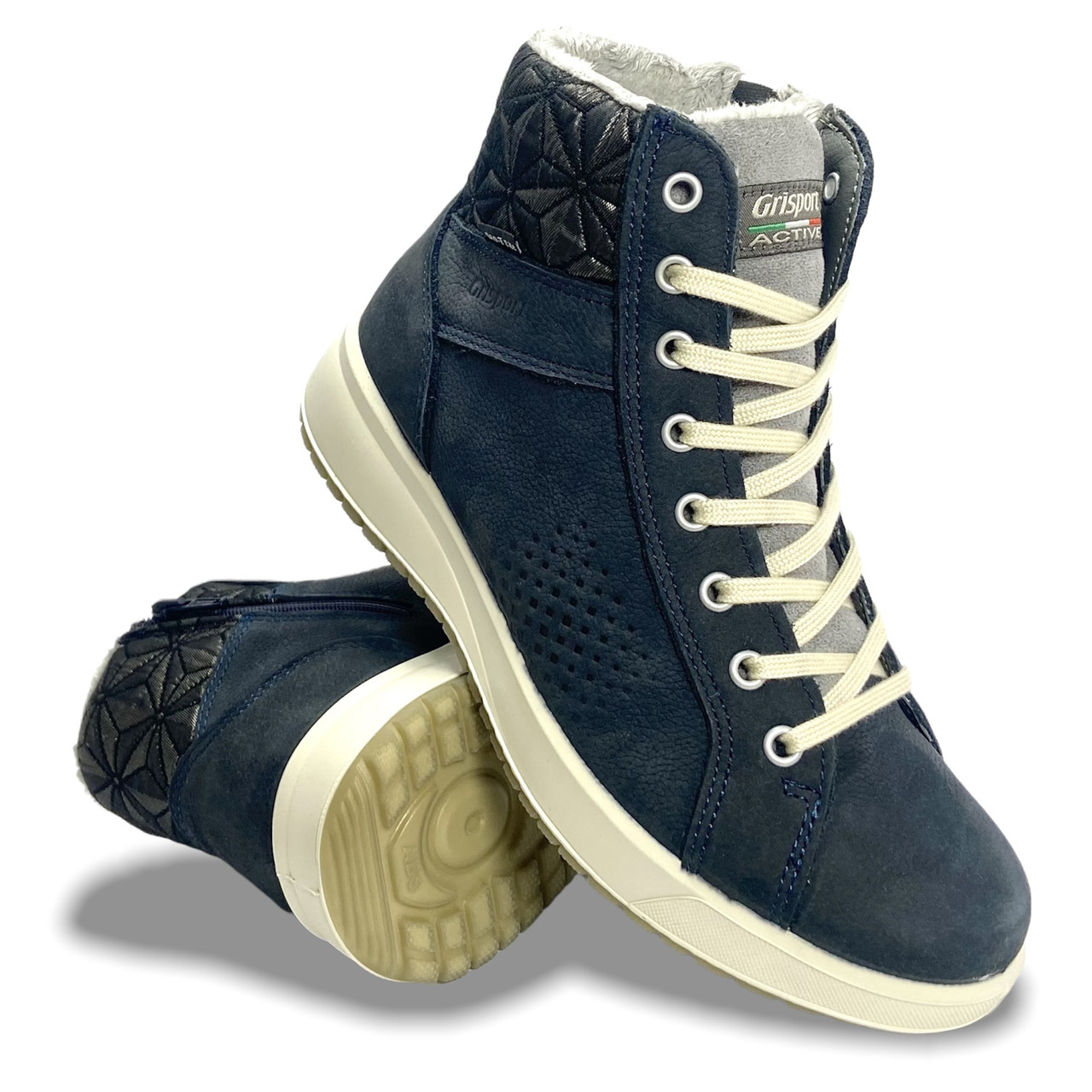 Жіночі зимові черевики Grisport Spo-Tex (Італія) шкіряні водонепроникні сині 43607C13Ln
