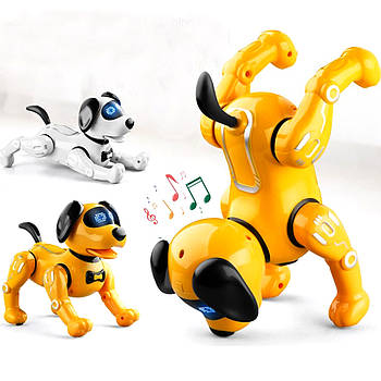 Собачка інтерактивна (2 кольори, англійська озвучка, акумулятор 3,7 V, звукові та світлові ефекти) До 11