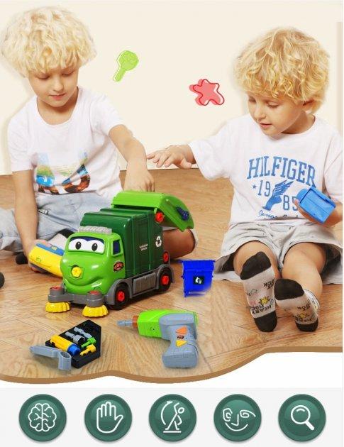 Спецтехніка на радіокеруванні "Play Smart" (2 види, конструктор, шуруповерт, інфрачервоний пульт) 2001