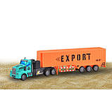 Трейлер на радіокеруванні Loading Truck Series (підсвічування, акумулятор 3.7 V, відчиняються дверцята) 899-3 D, фото 2