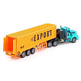 Трейлер на радіокеруванні Loading Truck Series (підсвічування, акумулятор 3.7 V, відчиняються дверцята) 899-3 D, фото 3