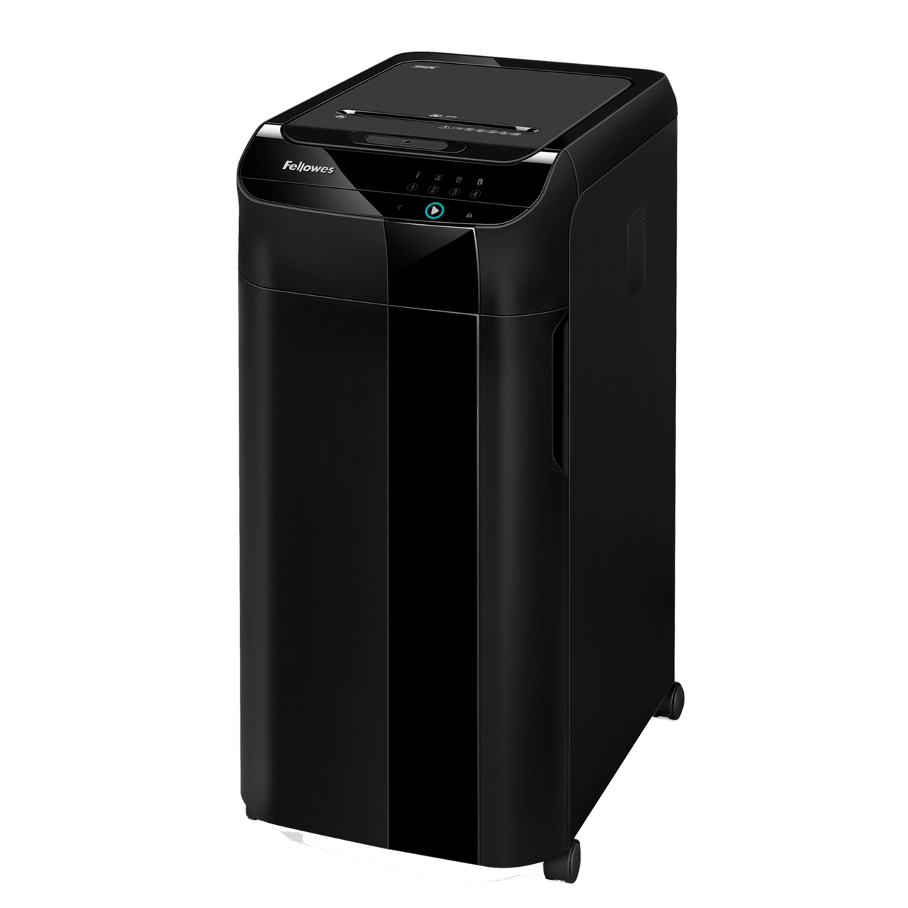 Знищувач Fellowes AUTOMAX 350C, 350 аркушів, секр. P-4, фрагменти 4х38мм, кошик 68 л.