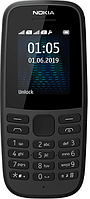 Мобільний телефон NOKIA 105 Dual SIM (black) TA-1174