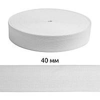 Гумка плоска 40мм біла 1м. 2133