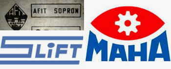 Гайки Afit Sopron, MAHA, Slift