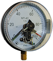Электроконтактные манометры МТ-4С 100 кПа (1кгс / 0,1МПа)