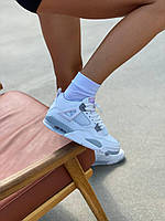 Модні жіночі кроссівки Nike Air Jordan Retro 4. Кросси жіночі весна осінь Найк Аір Джордан 4 Ретро., фото 4