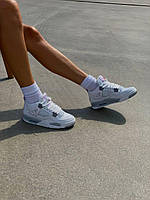 Модні жіночі кроссівки Nike Air Jordan Retro 4. Кросси жіночі весна осінь Найк Аір Джордан 4 Ретро., фото 11