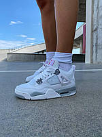 Модні жіночі кроссівки Nike Air Jordan Retro 4. Кросси жіночі весна осінь Найк Аір Джордан 4 Ретро., фото 5