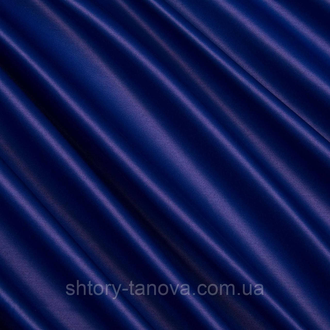 Скатертна тканина сатин aragon-2 синій, фото 1