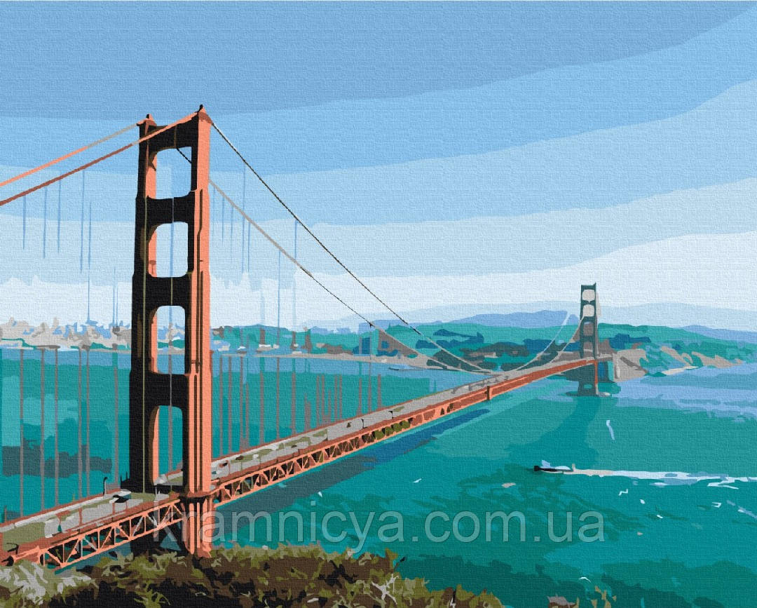 Картина за номерами Через міст до мрії, 40х50 (BS52276), фото 1