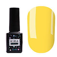 Гель-лак Kira Nails №023 (сонячно-жовтий, емаль), 6 мл