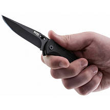 Ніж складаний SOG Salute Mini Black (SOG FF1101-CP), фото 3