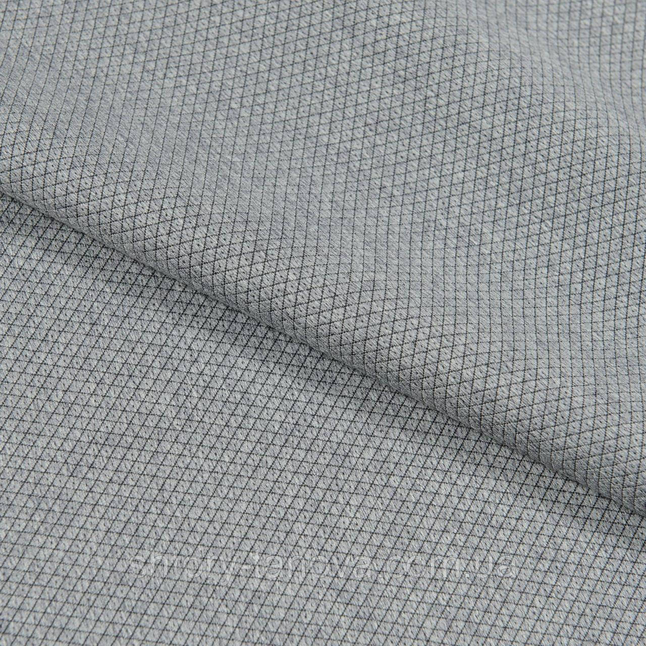 Портьєрна тканина блекаут Сірий двосторонній 280 см 368 г/м.кв Китай - затемнення до 90%, фото 1