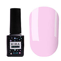 Гель-лак Kira Nails №001 (рожевий для френча, напівпрозорий, емаль), 6 мл