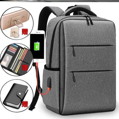Business рюкзак для ноутбука для роботи сірий/чорний
