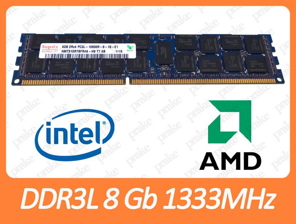 Серверна DDR3L 8GB 1333 MHz (PC3-10600R) різні виробники