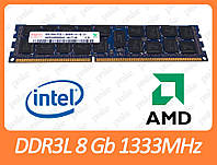 Cерверная DDR3L 8GB 1333 MHz (PC3-10600R) разные производители