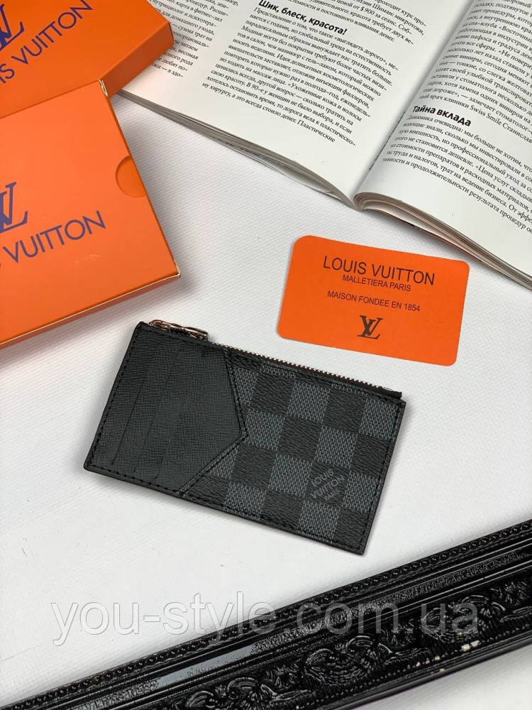 Держатель для карт Louis Vuitton Damier Graphite