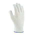 Рукавиці Doloni трикотажні білі з ПВХ Універсал 10 клас арт. 520, фото 2