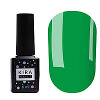 Гель-лак Kira Nails №028 (зелений, емаль), 6 мл