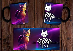 Чашка "Stray" / Кружка Стрей №1 Чорний