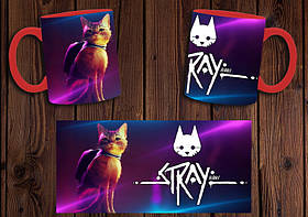 Чашка "Stray" / Кружка Стрей №1 Червоний
