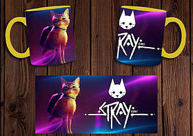 Чашка "Stray" / Кружка Стрей №1 Жовтий