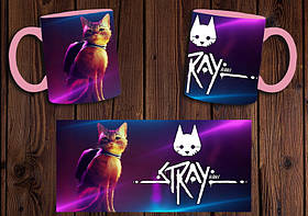 Чашка "Stray" / Кружка Стрей №1 Рожевий