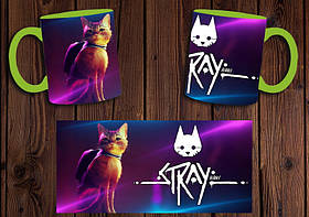 Чашка "Stray" / Кружка Стрей №1 Салатовий