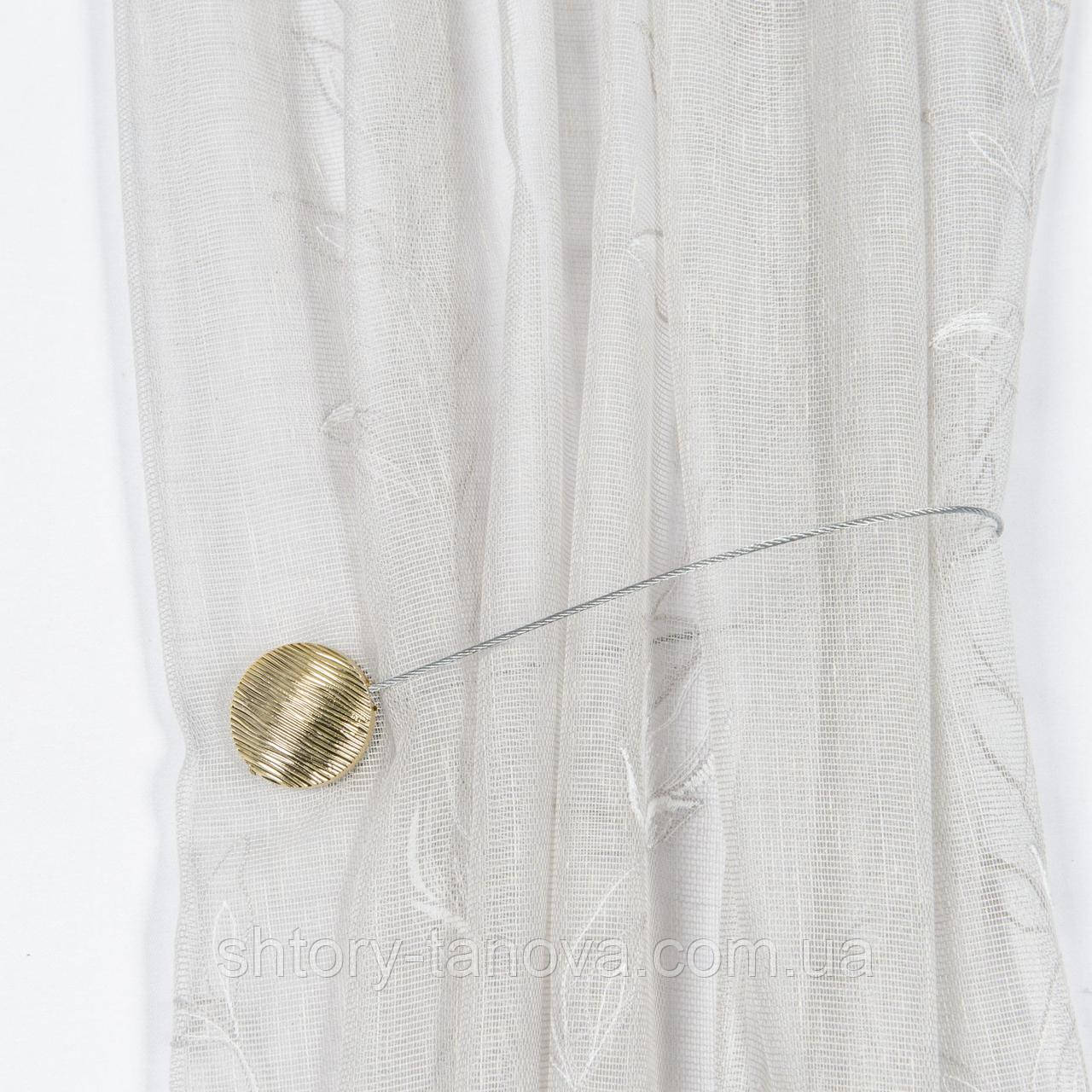 Магнітні підхоплені кола / MAGNET / золото d-43м, з тросиком 43.5 см (1шт), фото 1