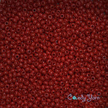 Бісер чеський Preciosa10, 50г, №202-31119/93210, натуральний непрозорий, червоний