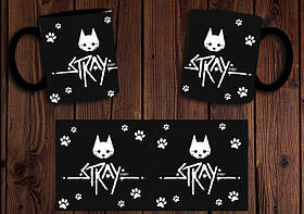Чашка "Stray" / Кружка Стрей №2 Чорний