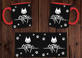 Чашка "Stray" / Кружка Стрей №2 Червоний