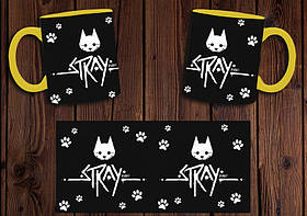 Чашка "Stray" / Кружка Стрей №2 Жовтий