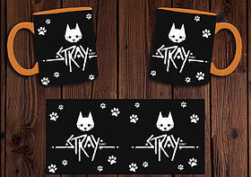 Чашка "Stray" / Кружка Стрей №2 Помаранчевий