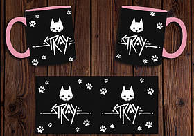 Чашка "Stray" / Кружка Стрей №2 Рожевий