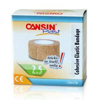 Бинт эластичный средней растяжности CANSINPLAST 2,5см х 4,5м самофиксирующийся