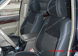 Чохли на сидіння Тойота Прадо 120 (чохли з екошкіри Toyota Prado 120 стиль Premium)