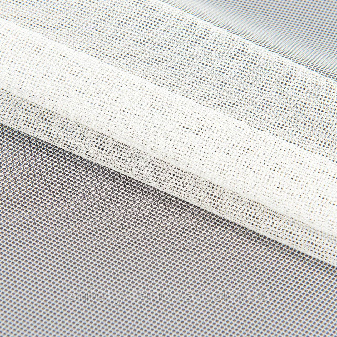 Тюль сітка Грек з утяжником / св. кремом, фото 1