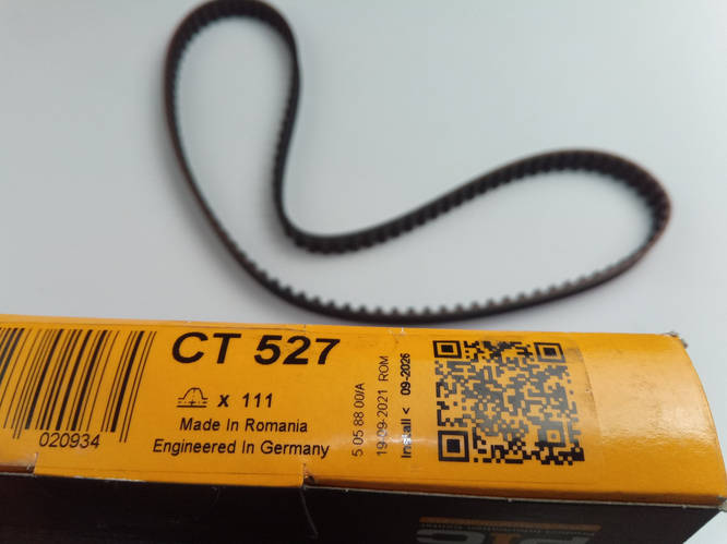 Ремень ГРМ ВАЗ 2108 Conti Tech (CT527) ОРИГИНАЛ, цена 257 грн — Prom.ua ...