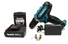 Потужний шурупокрут Makita 550 DWE (24 V, 5.0 AH) + 2 акумулятори з набором інструментів "Макіта", фото 6